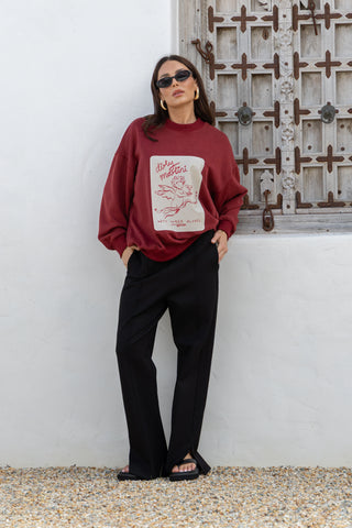 Peach & Parla Dirty Martini Sweater