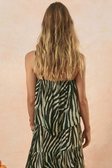 Zevra cami, washed charcoal