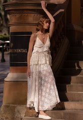Labyrinth Lace Maxi Skirt