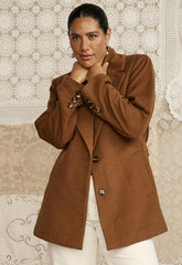 Dilettante Coat - Brick