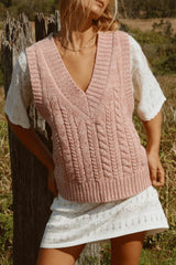 Rolling hills knit vest