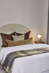 Velvet cushion, gold (large item pick up in store select click & collect)