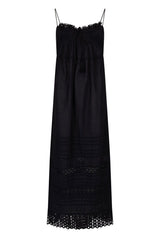 Love in the afternoon Lace Maxi dress, Midnight Rose