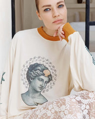 Goddess long sleeve tee