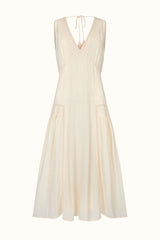 Monteray midi dress, Antique Cream