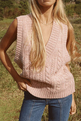 Rolling hills knit vest