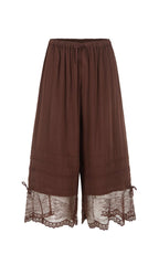Teodora lace pantaloon-fudge/preorder for mid June delivery