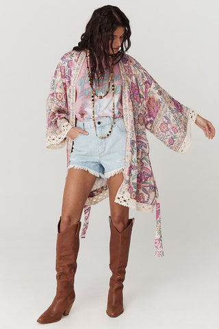 Mojave Lily Short Robe, Opal