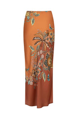 Mojave Lily Bias Skirt, Amber