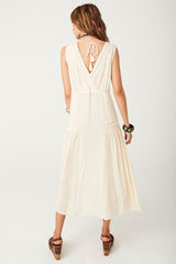 Monteray midi dress, Antique Cream