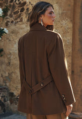 Dilettante Coat - Brick