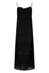 Love in the afternoon Lace Maxi dress, Midnight Rose