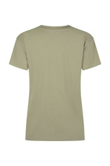 Mermaid truckstop biker tee, khaki