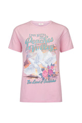 Peaches Biker Tee, Musk