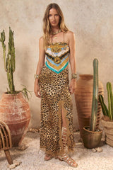 Samantha Bias skirt, vintage leopard