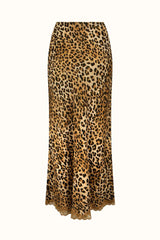 Samantha Bias skirt, vintage leopard