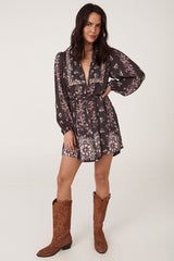 Rebel Spirit tunic dress,  Hyacinth