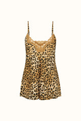 Samantha Bias cami, vintage leopard