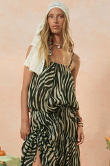 Zevra cami, washed charcoal