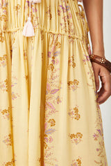 Rebel Spirit tassel maxi skirt, Dafodil