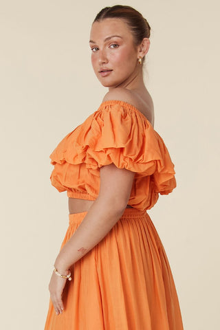 Alexa off shoulder top, sunset