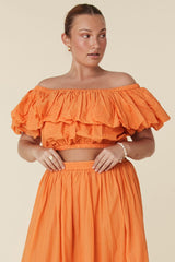 Alexa off shoulder top, sunset